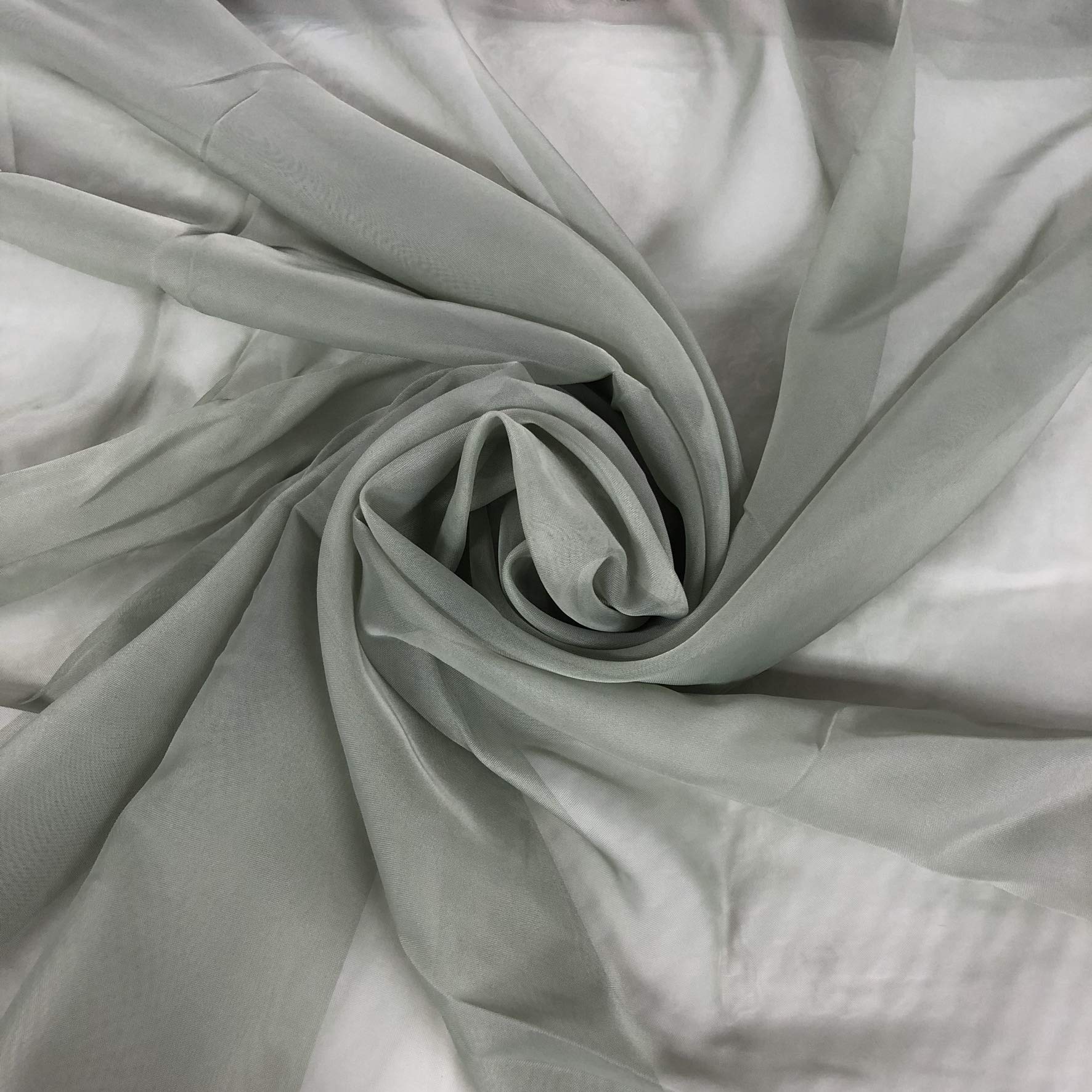 Megachest Wedding Voile Fabric 58 Inches Wide 50 Meters Long (Black, 50 Meters Long) — view 33