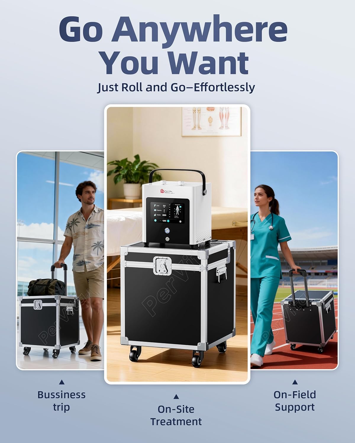 Shockwave Therapy Machine Extracorporeal Shock Wave Therapy Machine Pain Relief for Muscles and Joints, Full Metal Handle for Stable Energy Output, Safe and Easy to Use PSP15