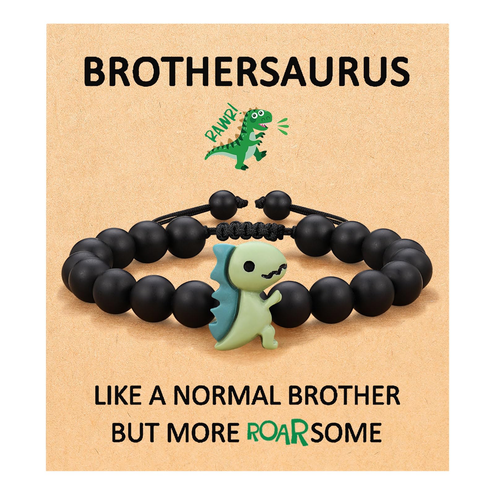 ORISPREDinosaur Bracelet for Son/Grandson/Nephew/Brother on Valentines/Christmas/Birthday Graduation