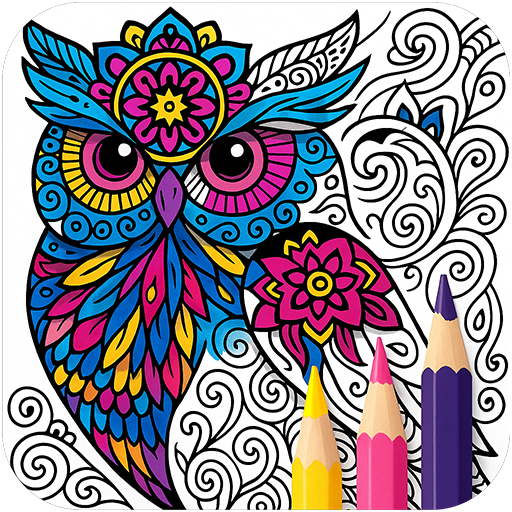 Mandala Malbuch Spiel: Malen & Färben & Entspannendes Malbuch