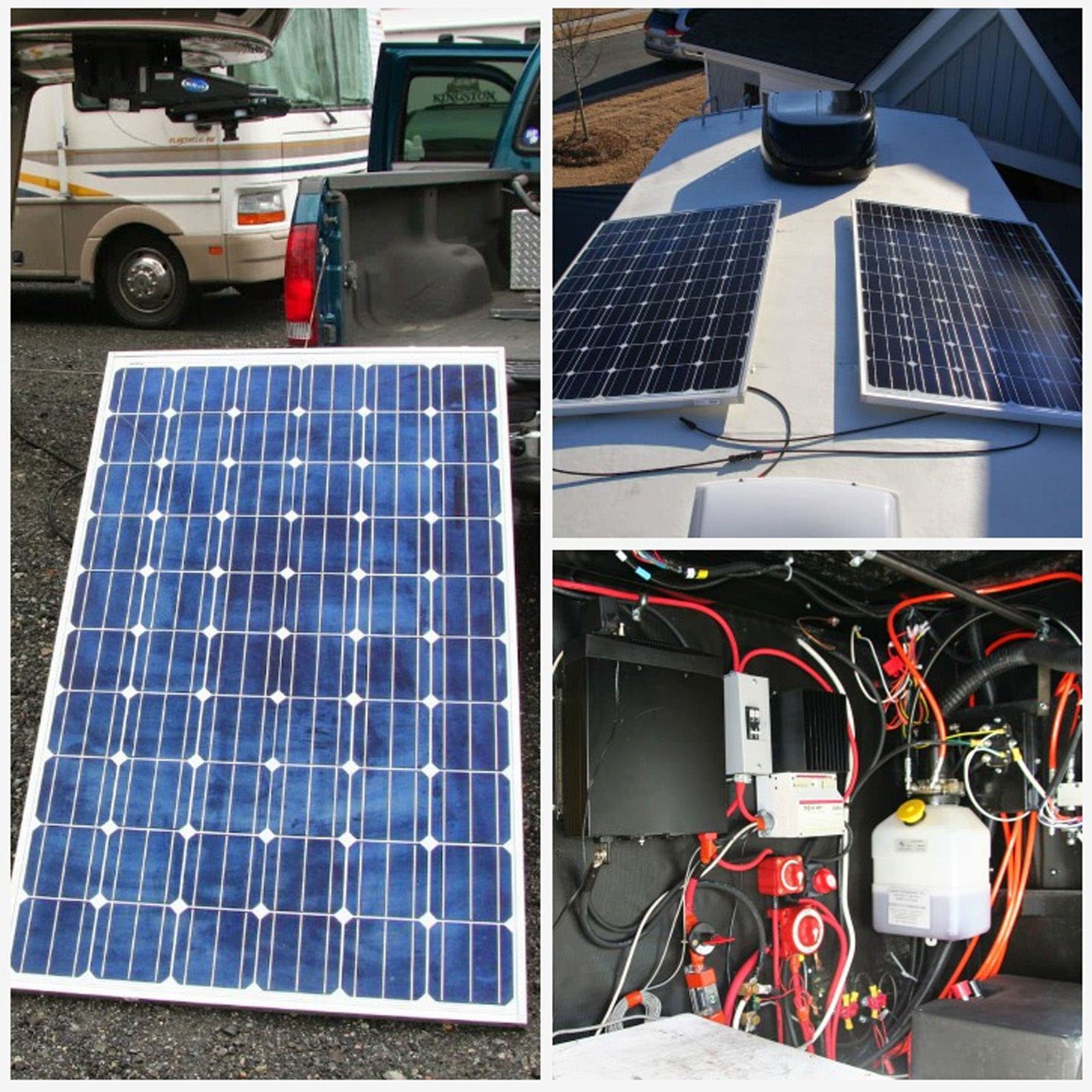 Generic Caricatore Monocristallino Ad Alta Efficienza con Pannello Solare Portatile da 200 W per, Barche, Case, Applicazioni Esterne
