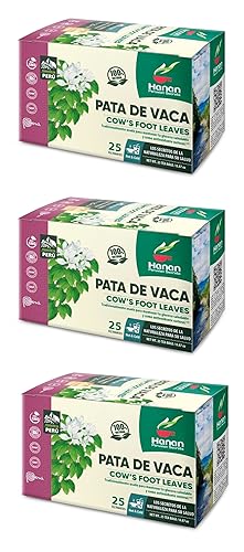 Hanan Peruvian Secrets Té de pie de vaca (Pata de Vaca) | Bauhinia forficata 100% natural de Perú tradicionalmente utilizada para promover la salud