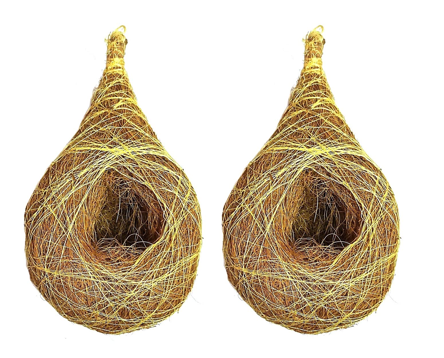 DeLegarde® Round Organic Bird Nest Purely Handmade Love Birds/Sparrow, 2 Piece, Brown (B09Y2BVJQJ) Amazon Price History, Amazon Price Tracker