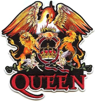 Queen Color Crest Patch Freddie Mercury Rock Sublimated Iron On