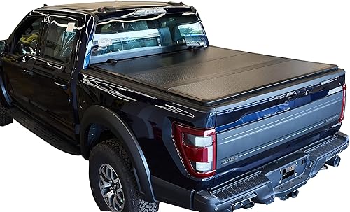 Miniatura 4 de Cubierta rígida de tres pliegues para caja de camioneta compatible con Ford Maverick 2022 2023 con caja de 4.6 pies (54.4 pulgadas) YG143
