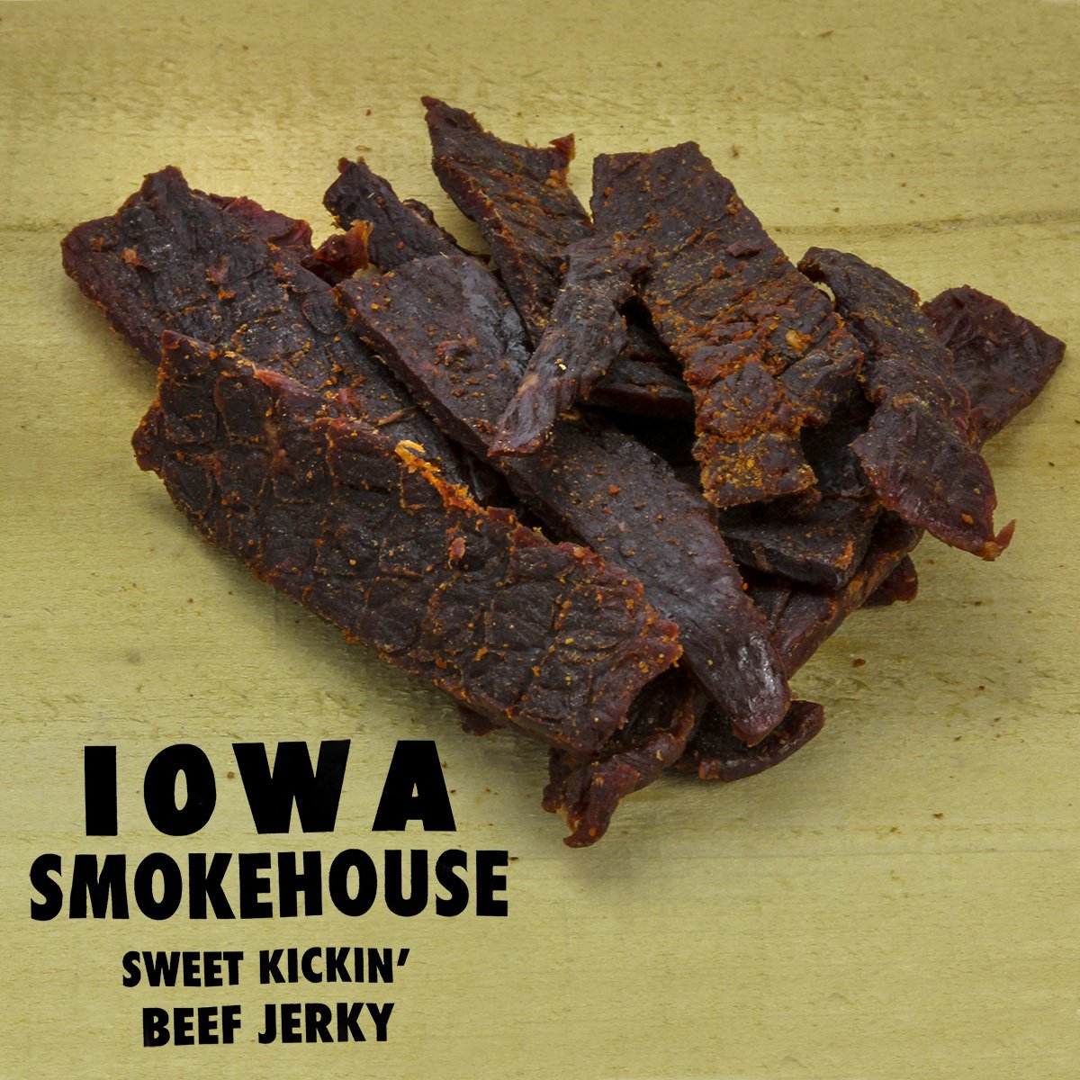 Iowa Smokehouse JERKEY Beef Sweet Kickin 5OZ IS-5JSK