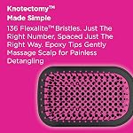 The Knot Dr. for Conair BC120C All-in-1 Smoothing Detangling Dryer Brush in Pink, Hot Air Brush, Hair Dryer Brush, Blow Dryer Brush, Less Frizz, 3 Heat Settings, 1000 Watts, Dry, Style and Volumize