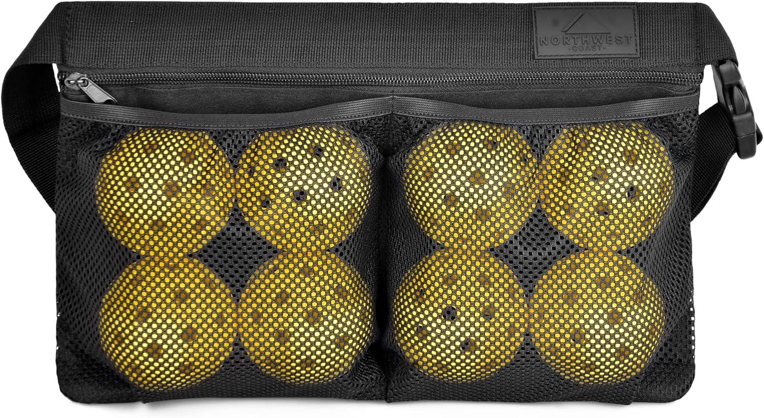 Buy Northwest Coast Pickleball Ball Bag Waist Pouch Holder with