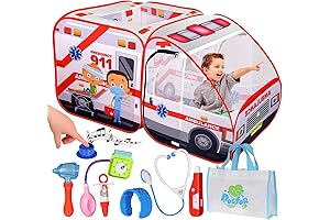 Kids Ambulance Pop-up Play Tent - The Ultimate Pretend Play Adventure