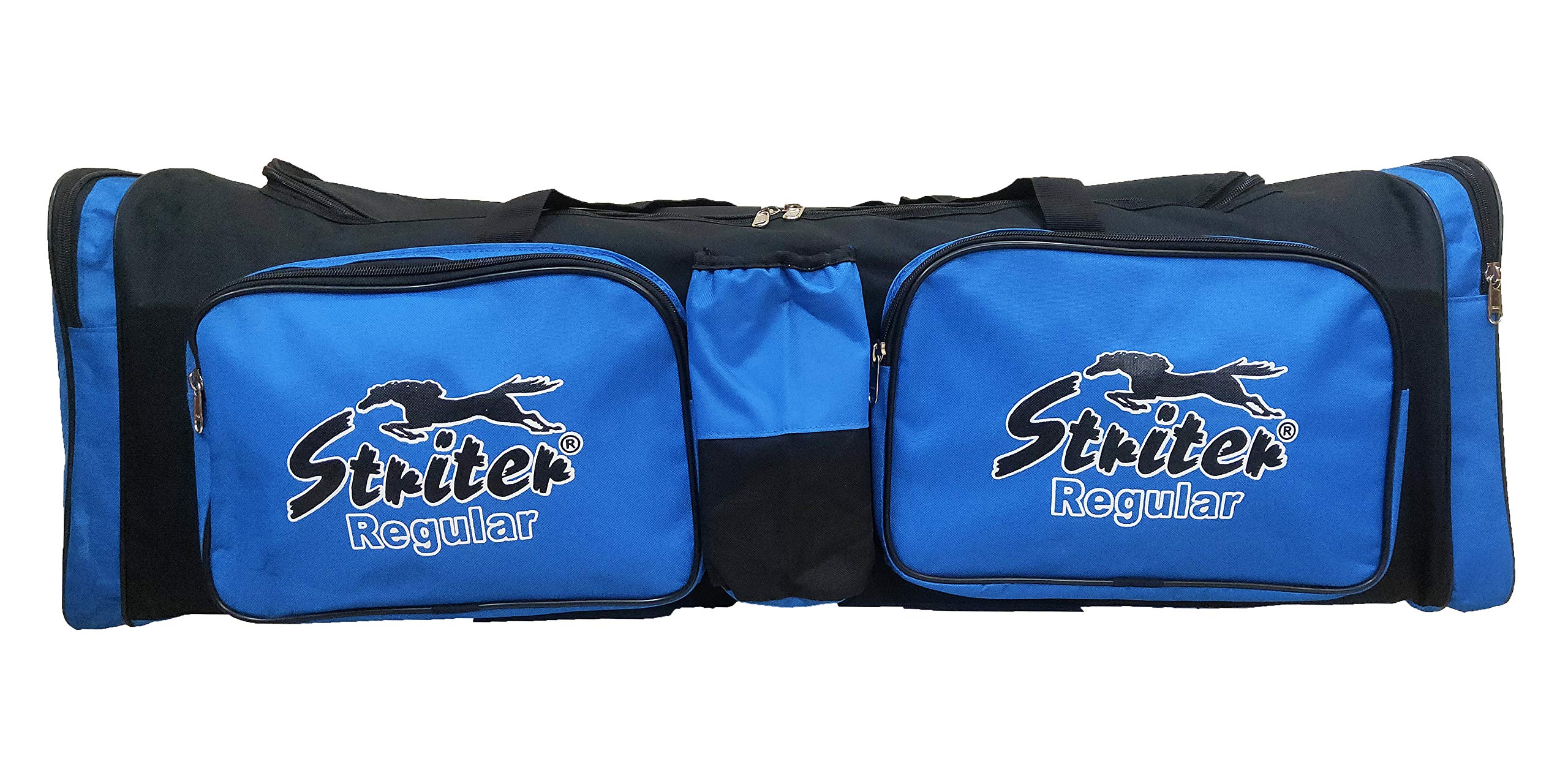 striter Striter® Hockey Kit Bag Cum Travel Duffel Bag - Large 38 Inch Heavy Duty -Blue (Bag Only) Colors of Bag May Vary-picture-17