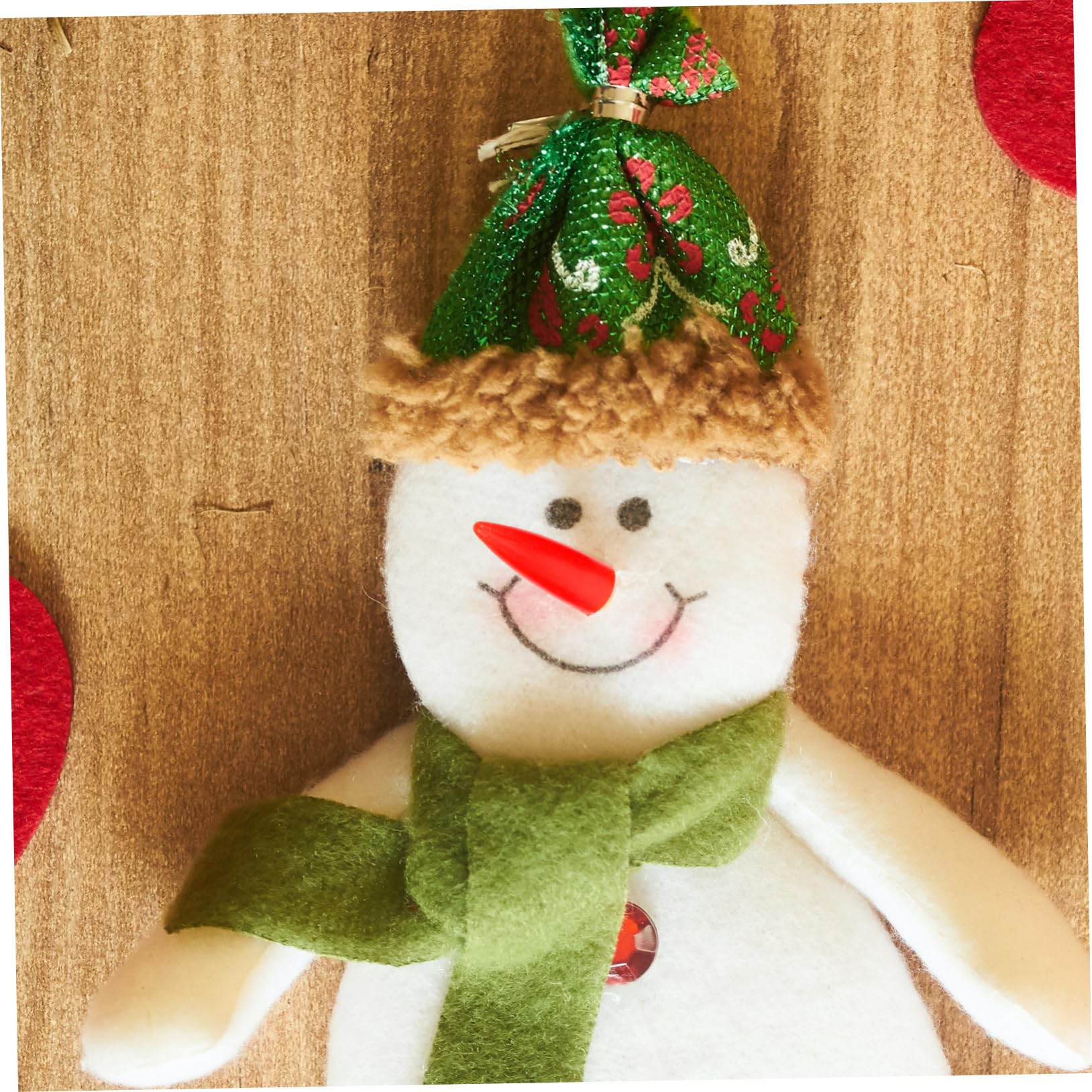 Zerodeko 2 Sätze Weihnachts-bastel-schneemann-nasenzubehör Schneemann Selber Machen -kit Kleine nase Bausatz Schneeball Stuffer Rot Plastik 200 Stück * 2