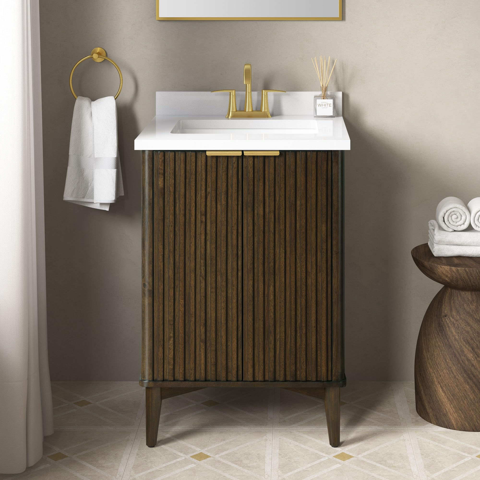 OVE Decors Indy 24 in. Undermount Single Sink Bathroom Vanity