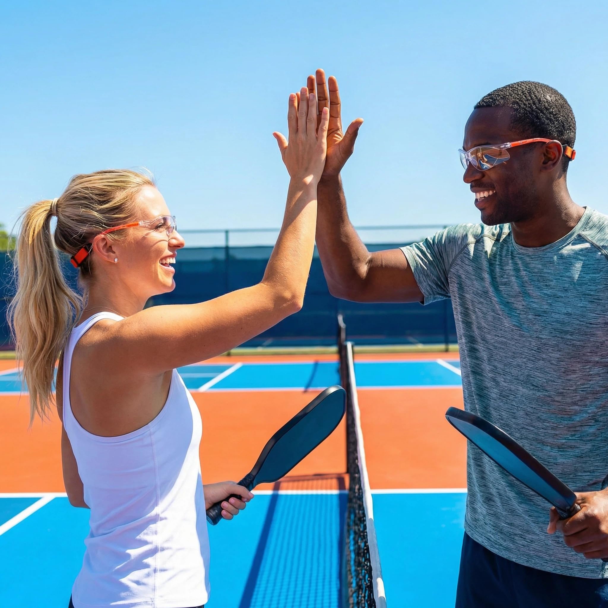 Squash-Brille mit Anti-Beschlag- und kratzfesten Gläsern, verstellbarer Riemen, Schutzbrille für Racquetball, Pickleball und Sportsicherheit
