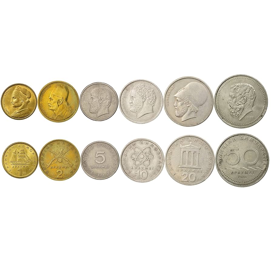 Amazon.com: 9 Coins from Greece | Greek Coin Set Collection