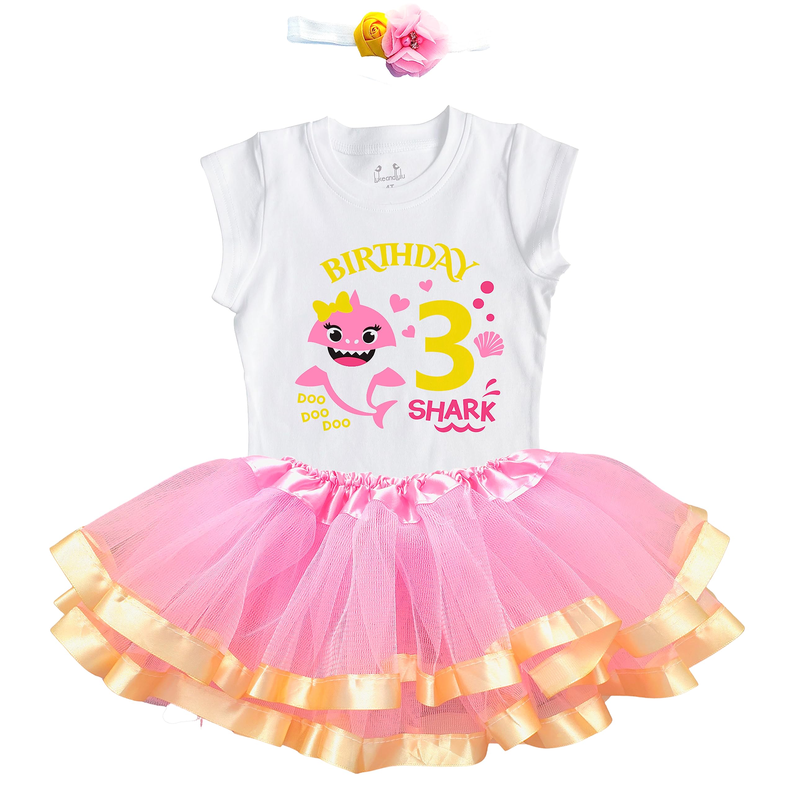 Luke and Lulu 3rd Birthday Girl Outfit