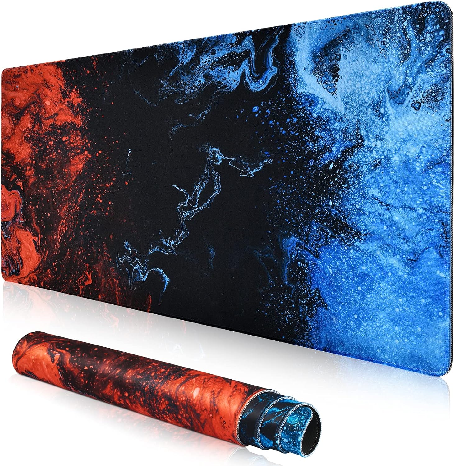 Gaming Mouse Pad, Blue Large Mouse Pad Gaming 31.5×15.75In, Large Mouse Pads