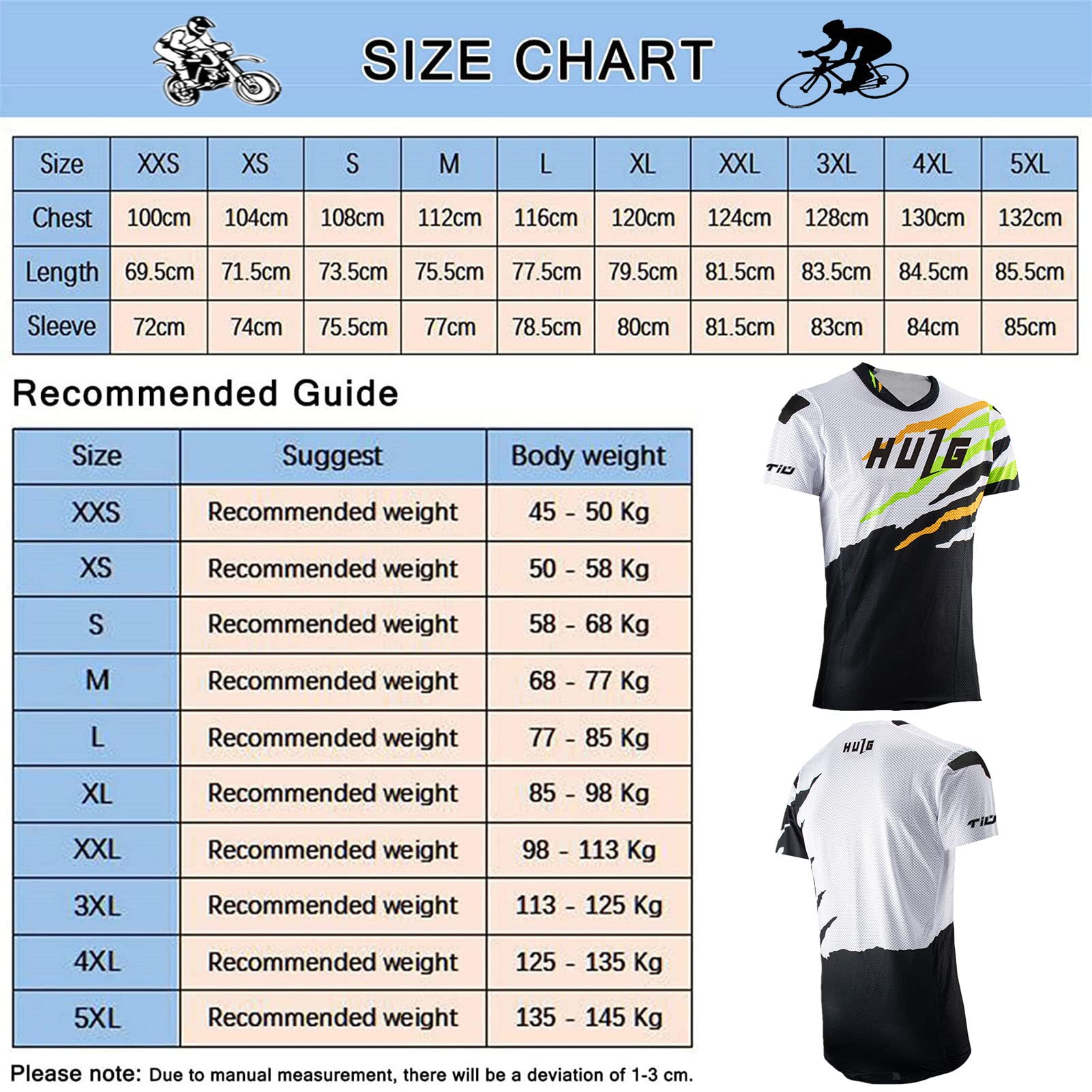 Maglia MTB Da Uomo Manica Corta,maglia Da Discesa,motocross Camicia Da Mountain Bike,consistenza Morbida, Assorbimento Dell'umidità MTB BMX