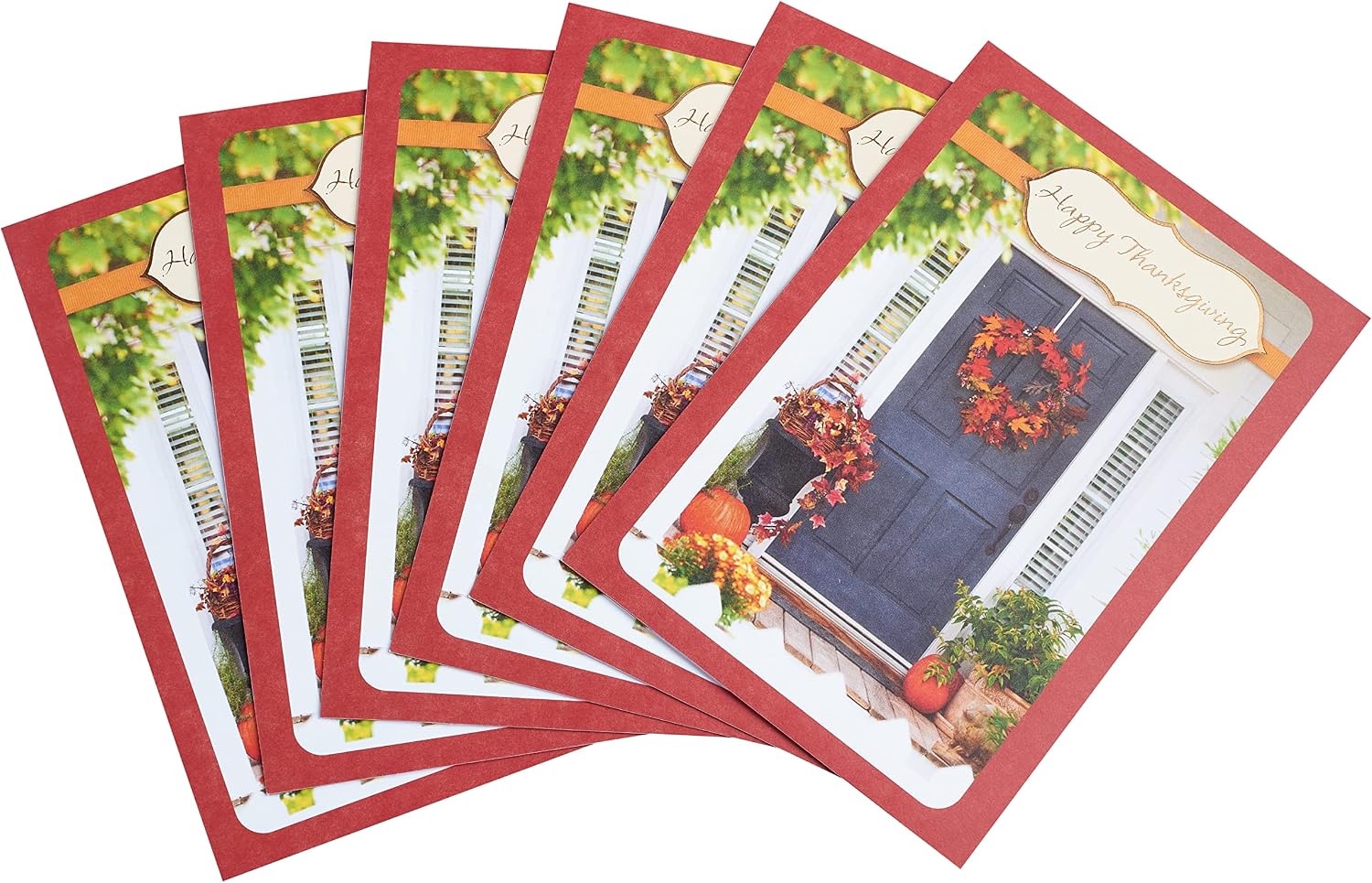 American Greetings Thanksgiving Cards, Beautiful Time (6-Count)