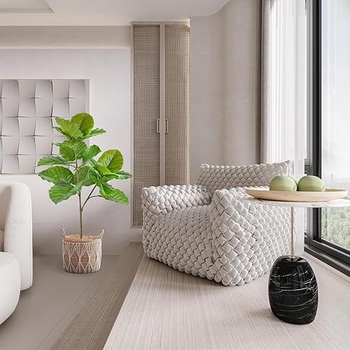 Miniatura 4 de Árbol artificial de Umbellata Ficus Umbellata de 39 pulgadas de alto, árbol de imitación al tacto para decoración del hogar, oficina, centro