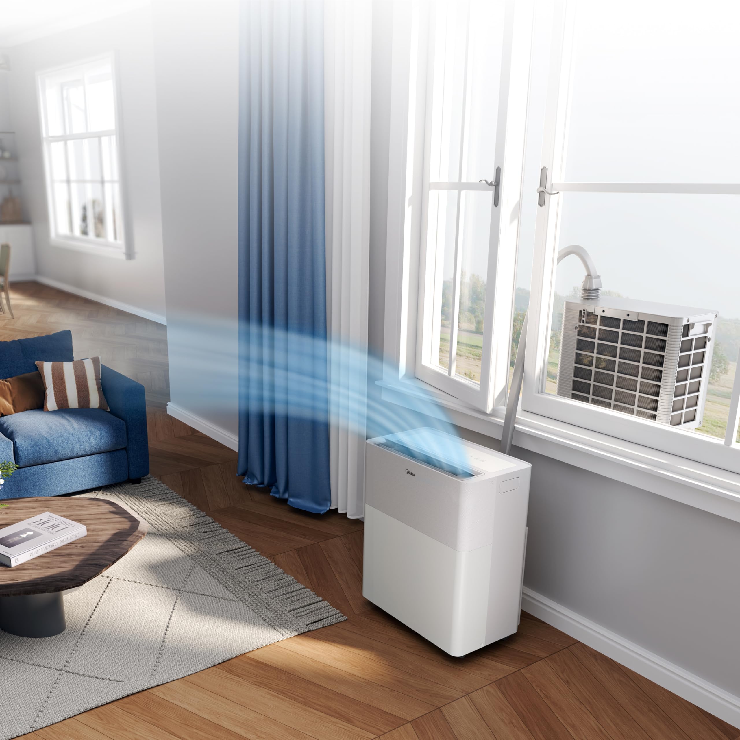 Midea PortaSplit-E Mobile Klimaanlage 12000 BTU 3,5kW Mini-Split A++ 42 m² 39 dB(A) Silent