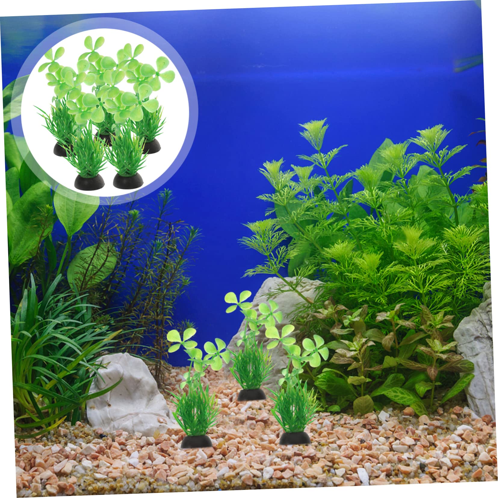 POPETPOP 50stücke Wasserpflanzen Für Aquarien Künstliche Aquarienpflanzen Dekoration Von Betta-fischbecken Geeignet Für Süß Und Langlebig Und Realistisch