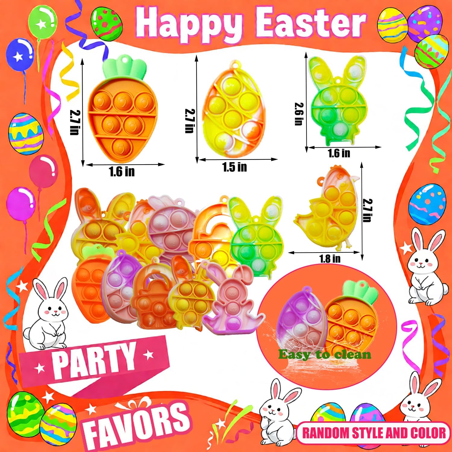 123 PCS Easter Egg Fillers, Easter Basket Stuffers, Easter Egg Stuffers, Easter Party Favors for Kids Girls Boys, Bulk Easter Toys, Easter Gifts, Classroom Prizes, Goodie Bags Stuffers for Kids