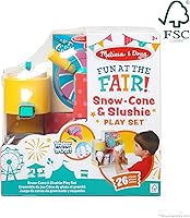 Vista 4 de Melissa & Doug ¡Diversión en la feria! Juego de comida de madera con cono de nieve y granizado - Certificado FSC
