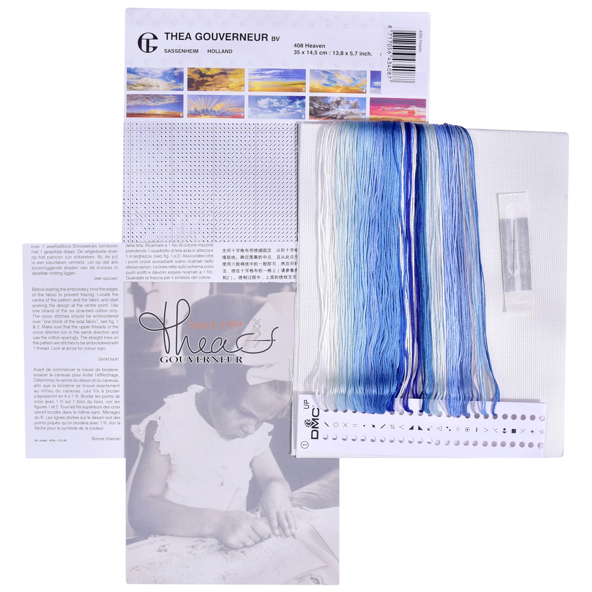 THEA クロスステッチキット Amazon | テア・グーベルヌール クロス・ステッチｷｯﾄ SKY SUTADY