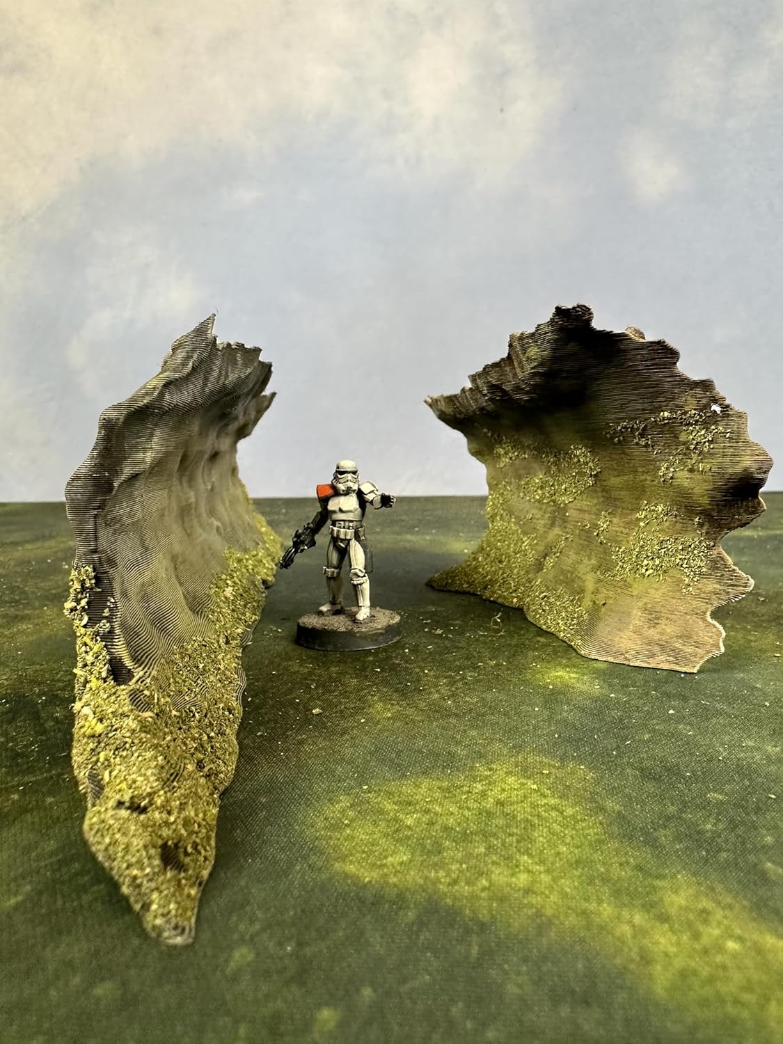 Legion Terrain - Forest Fallen Tree - Miniature Tabletop Wargaming Terrain (Painted)