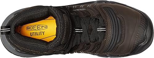 Miniatura 5 de KEEN Utility Botas Kansas City Mid impermeables de punta suave para hombre