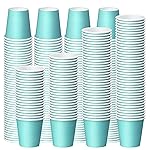 Prgery 300 Pack 3 oz Paper Cups, Bathroom Cups Disposable,Moushwash Cup Small Snack Cup for Water, Juice, Candy Ideal for Party Bathroom and Office (Blue)