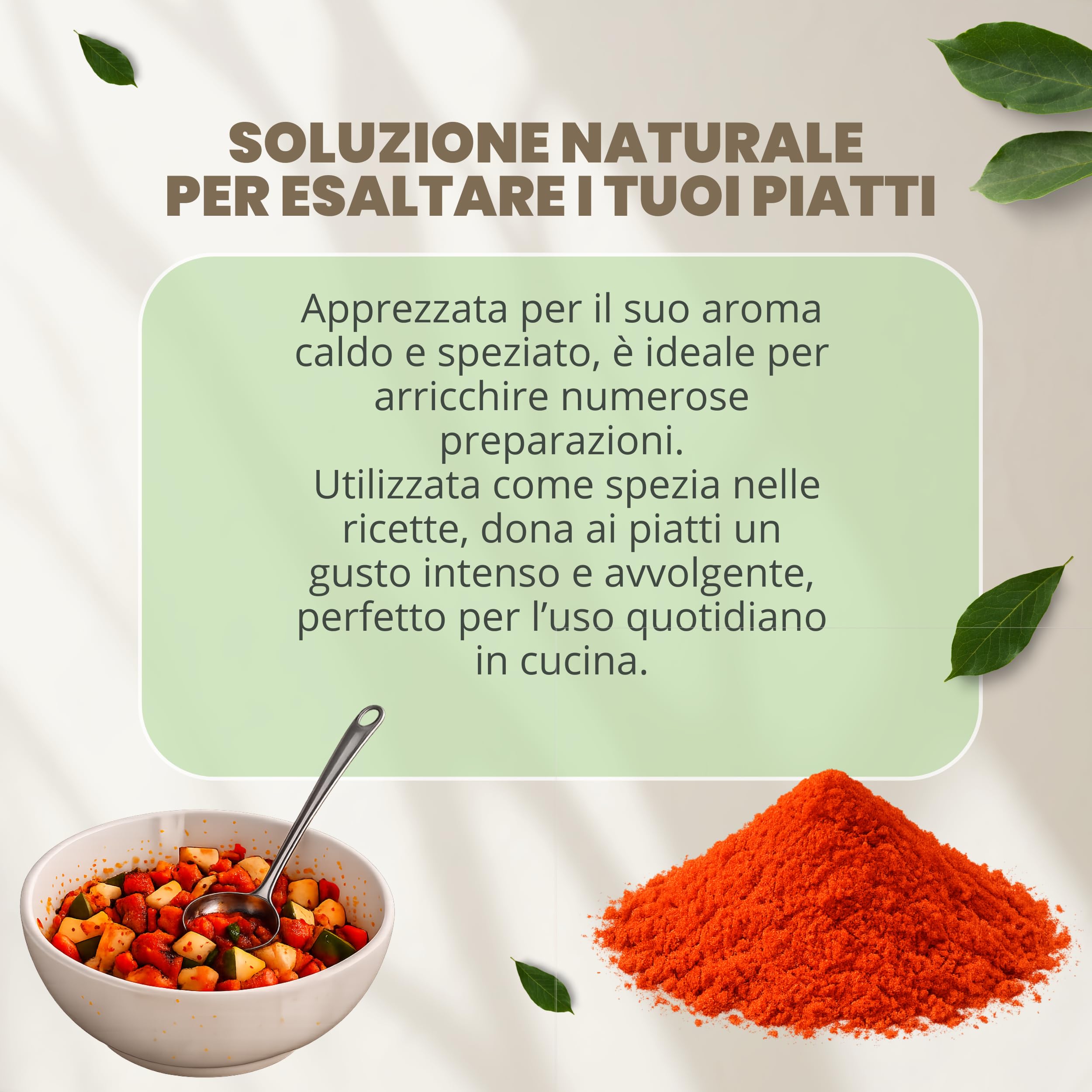 Patrizio Breseghello - Paprica Dolce Polvere 1 kg, Polvere di Peperone Dolce 100% Naturale, Spezie da Cucina