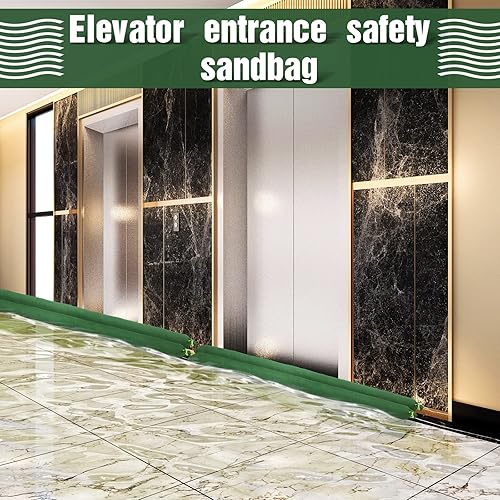 Miniatura 4 de 4 bolsas de arena de lona de 6 x 6 pulgadas de largo, protección contra inundaciones, bolsas de arena reutilizables gruesas y reutilizables, barrera