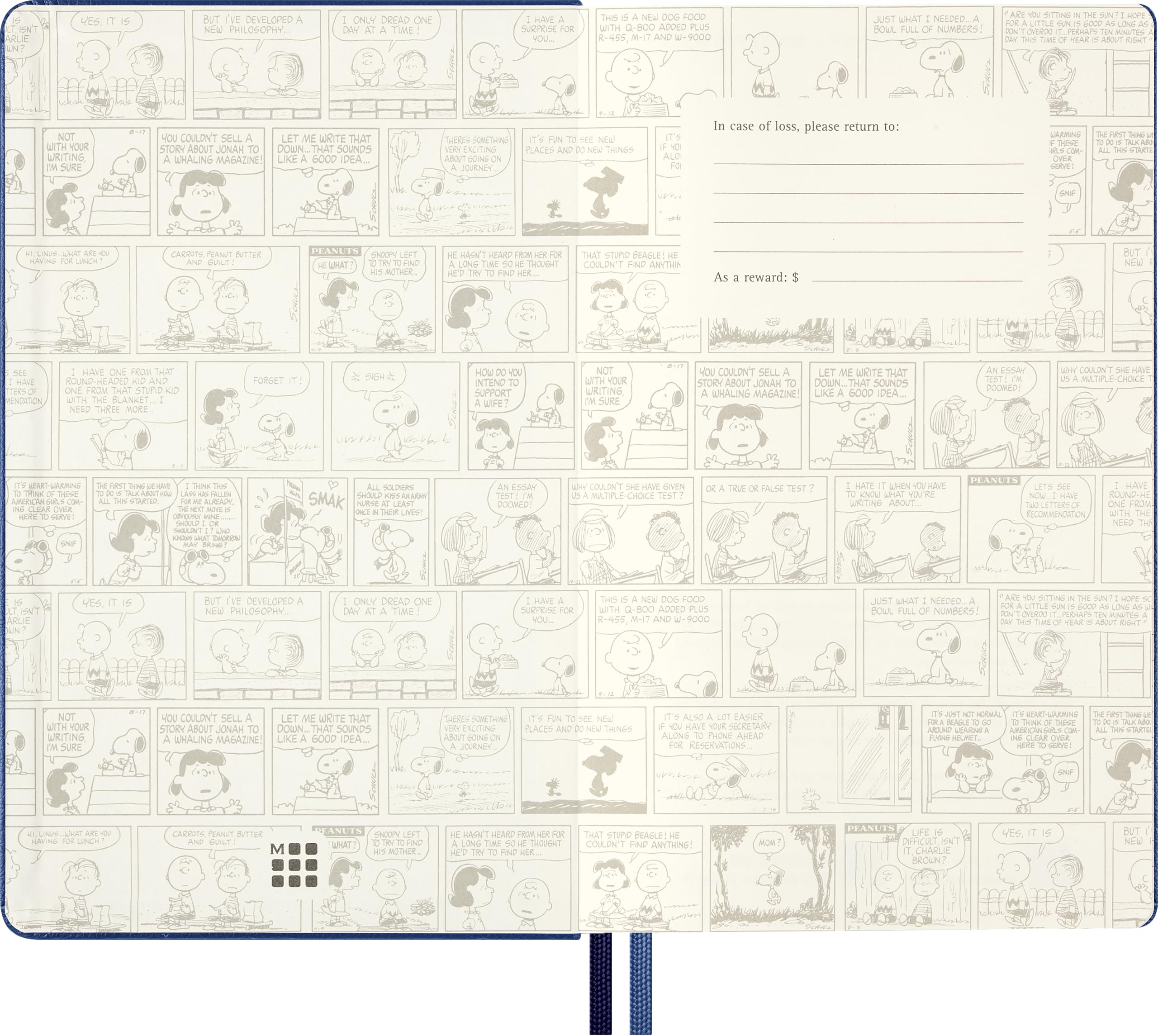 Moleskine Peanuts Set,Carnet à Lignes et 5 Crayons à Dessin, Large 13x21 cm