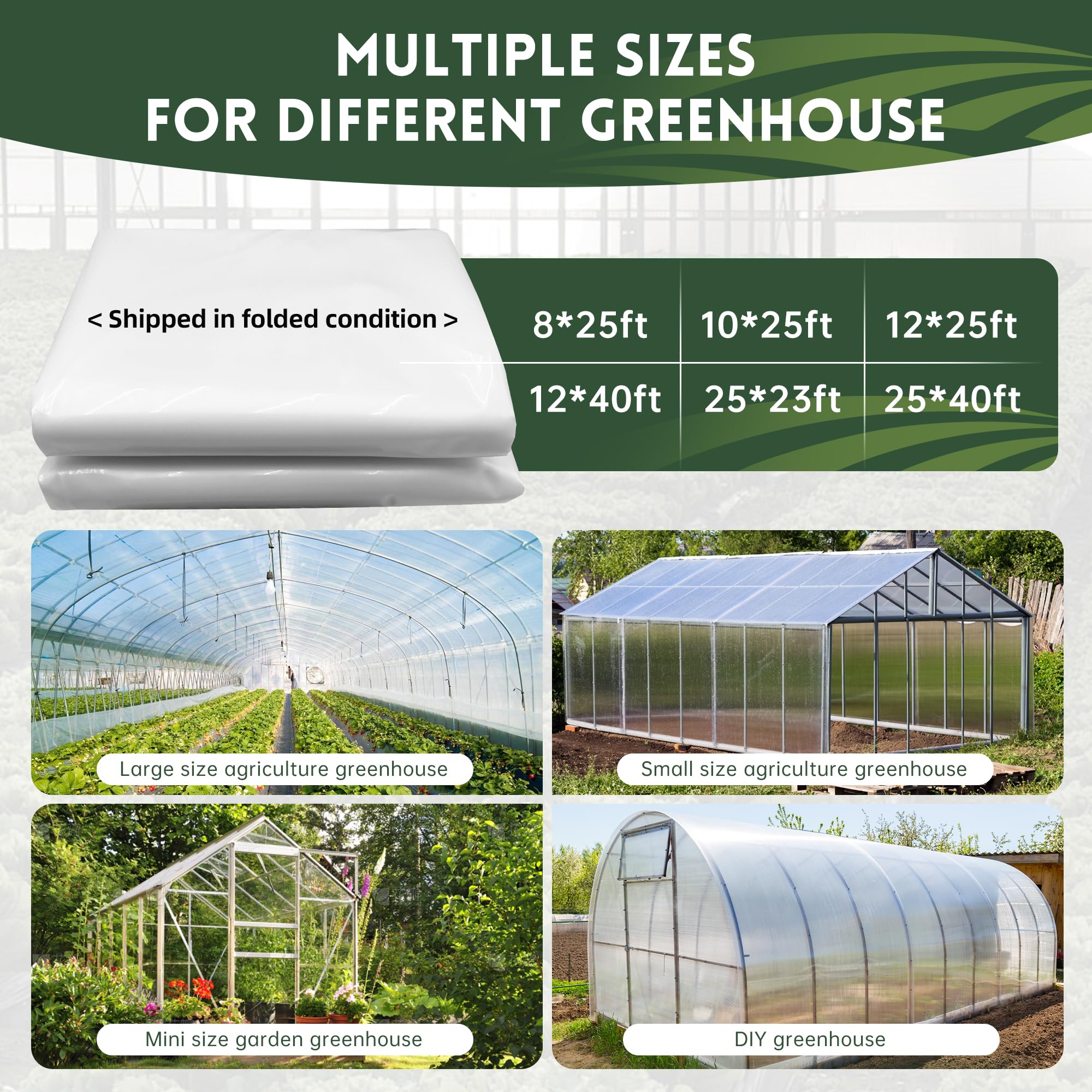 Farm Plastic Supply - Clear Plastic Sheeting - 8 mil Philippines