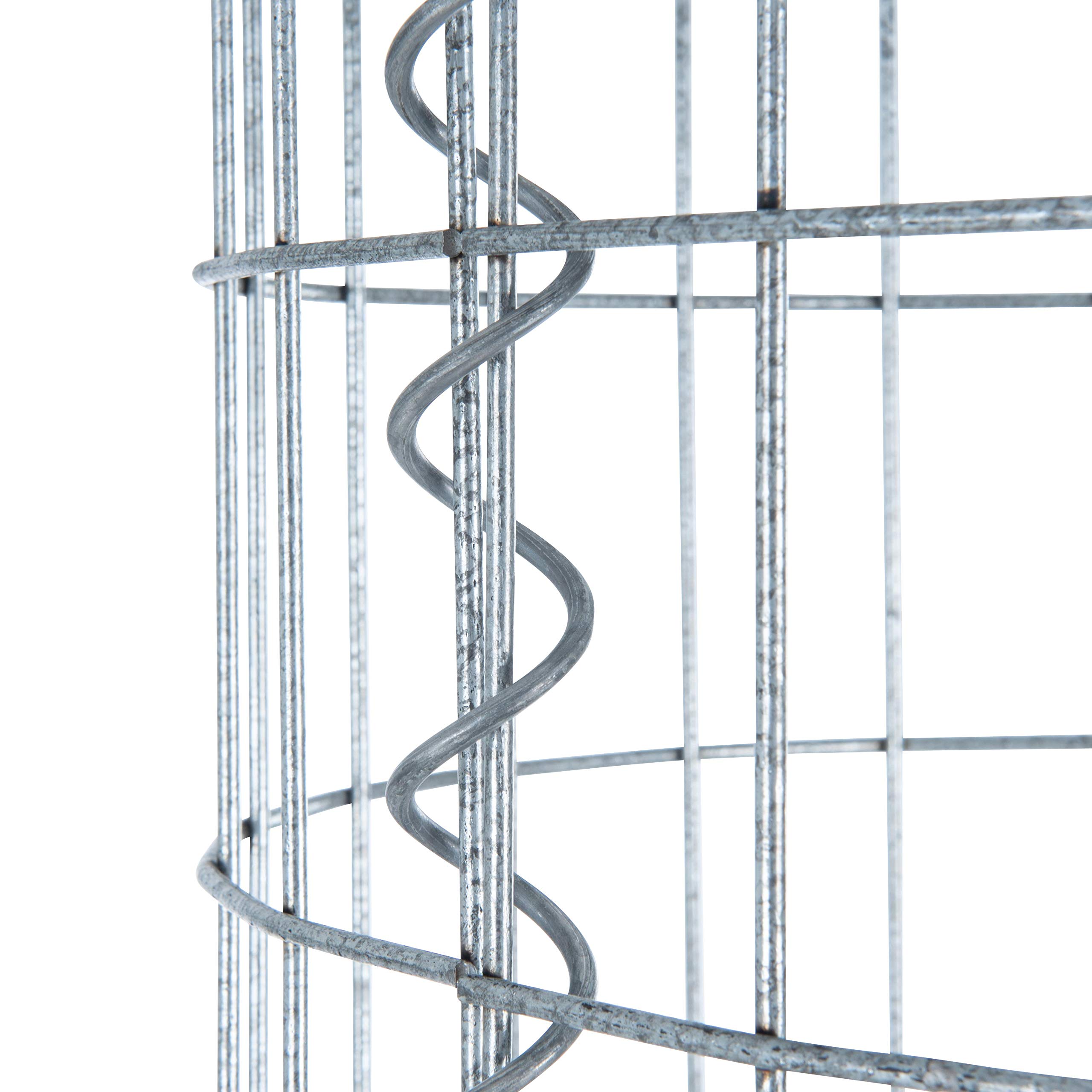 Estexo Gabione Gabionensäule Säule Rundsäule Steingabione Steinkorb Drahtkorb Baumschutzgitter Wildschutz Ø 35 cm (140 cm)