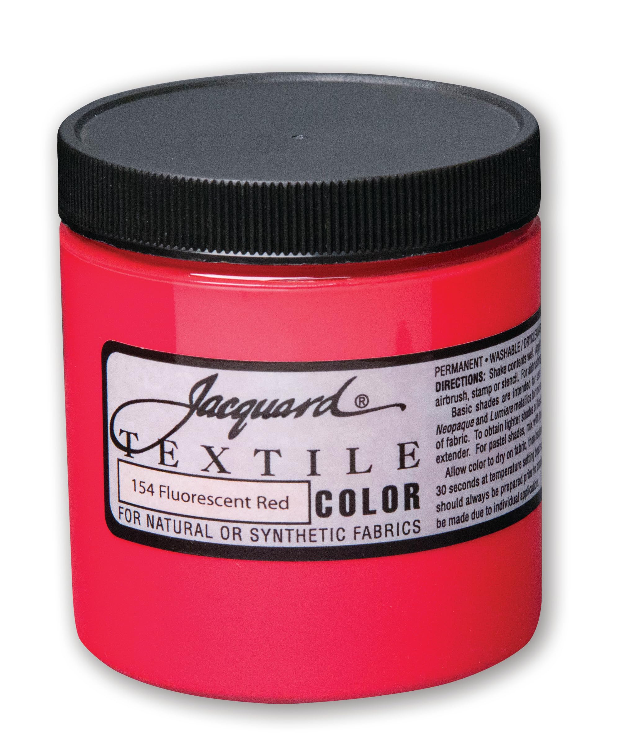 Peinture tissu Jacquard Fluorescent Red 8oz acrylique textile