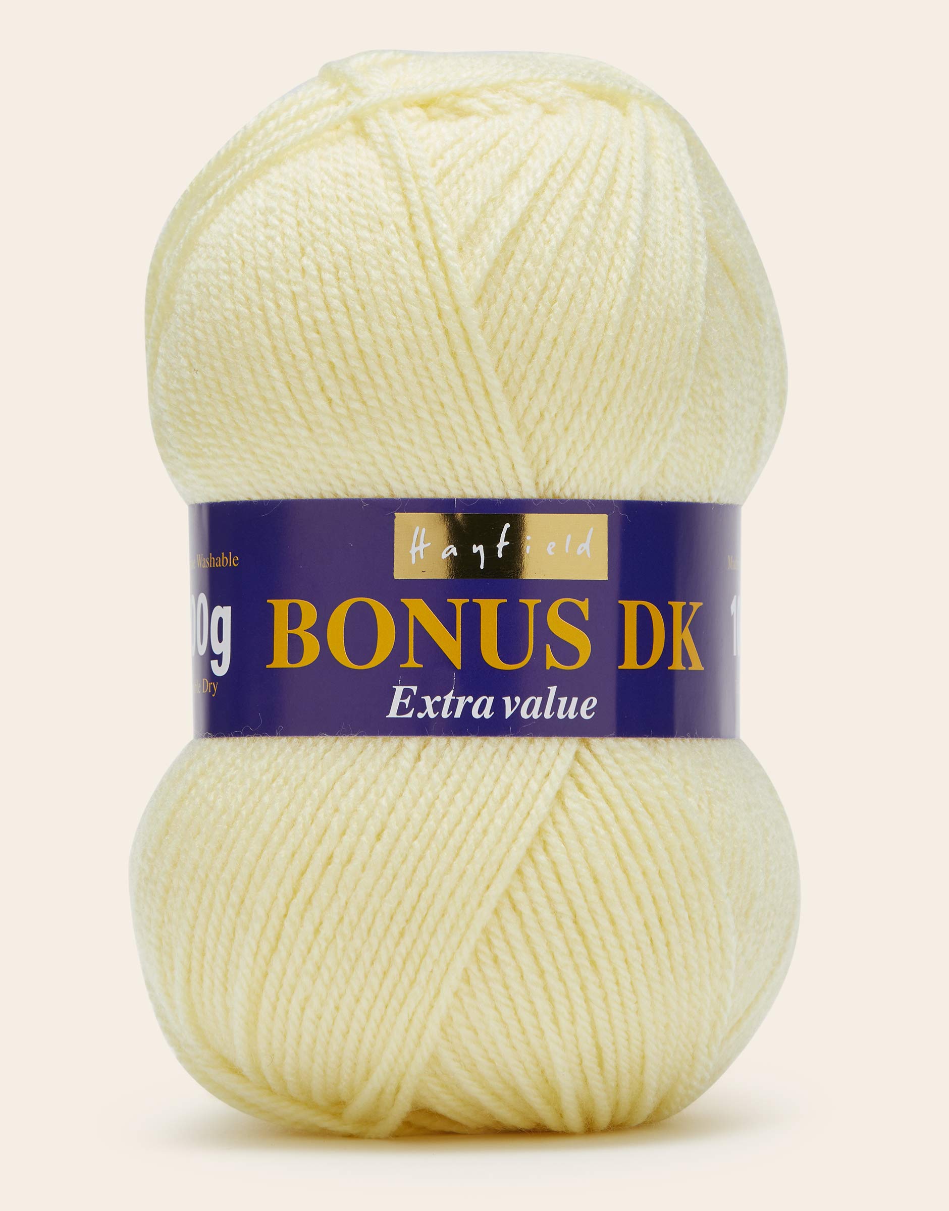 Hayfield Bonus DK Double Knitting, Vanilla (594), 100g by Sirdar