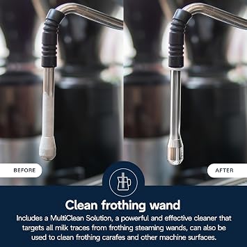 De'Longhi Orijinal CoffeeCareKit DLSC306 - Kahve makineleri ve tam otomatik kahve makineleri için bakım seti, 1 x 200 ml EcoDecalk, 1 x 250 ml EcoMultiClean, 1 x su filtresi, 1 x mikrofiber bez, 1 x