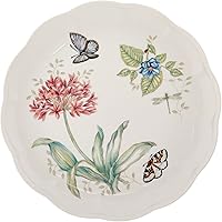 Vista 118 de Lenox Butterfly Meadow 817046 - Juego de 6 platos para aperitivos, 3.05 libras