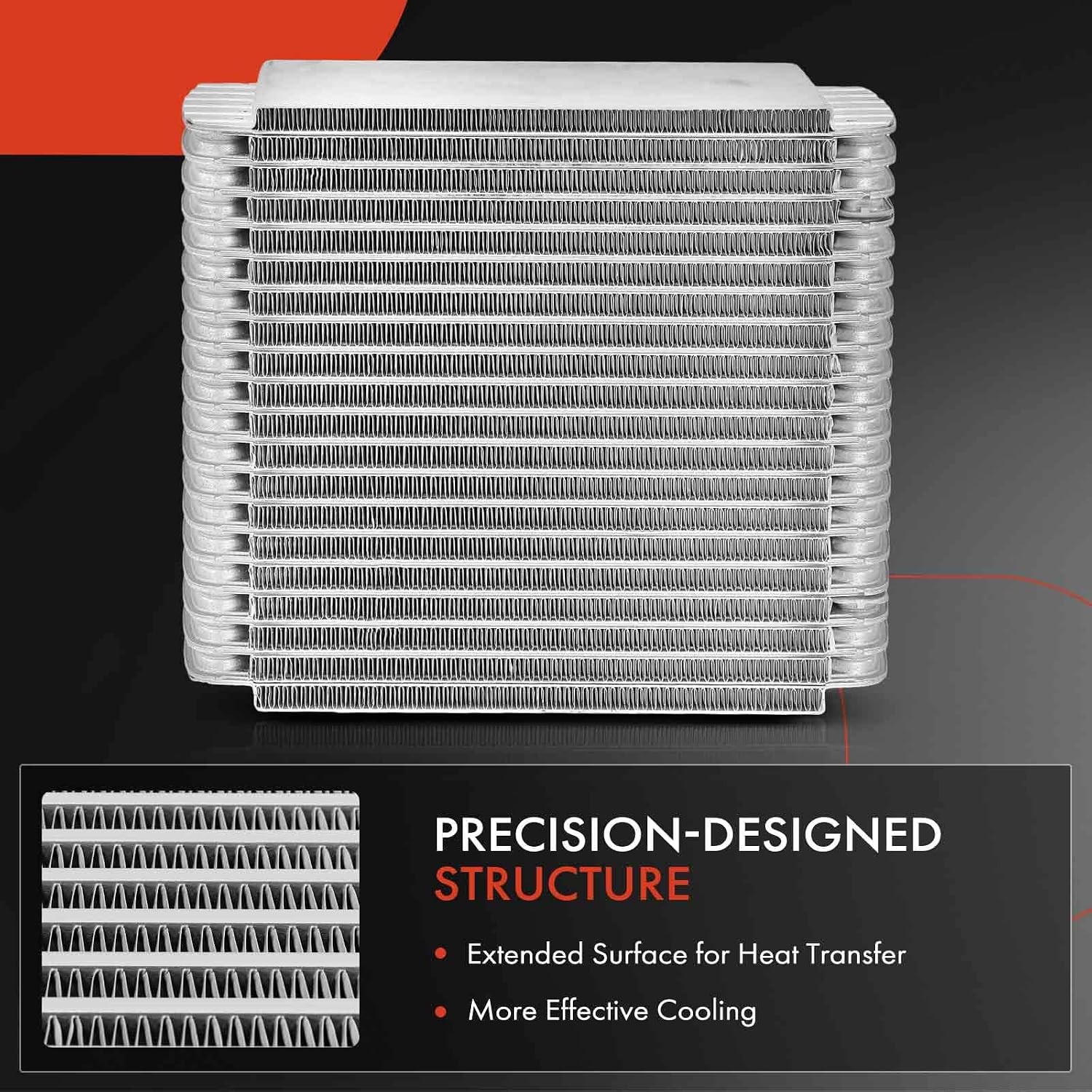 A-Premium Front AC Evaporator Core Compatible with Ford Explorer 2002-2005 & Lincoln Aviator 2003-2005 & Mercury Mountaineer 2004-2005