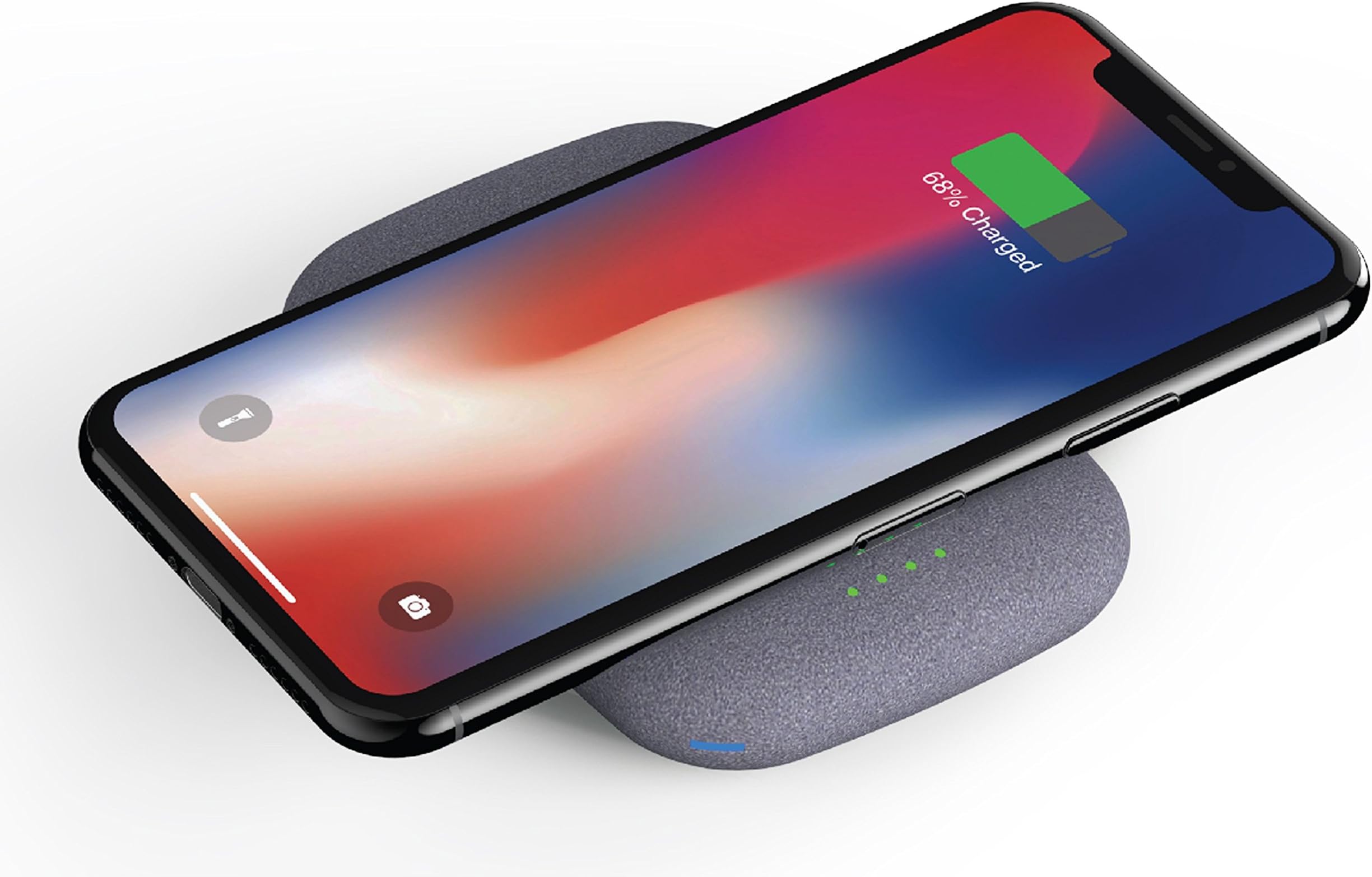 Koolpad Qi Wireless Charger Pad for All Qi Compatible Devices Including Nexus 5, Samsung Galaxy S5 SV and other Phones with Receivers & iPhone with iQi Mobile (Black)