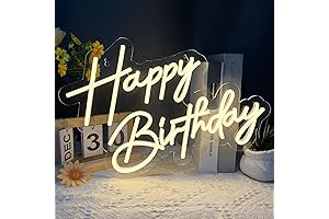 Happy Wall Decor Birthday Light