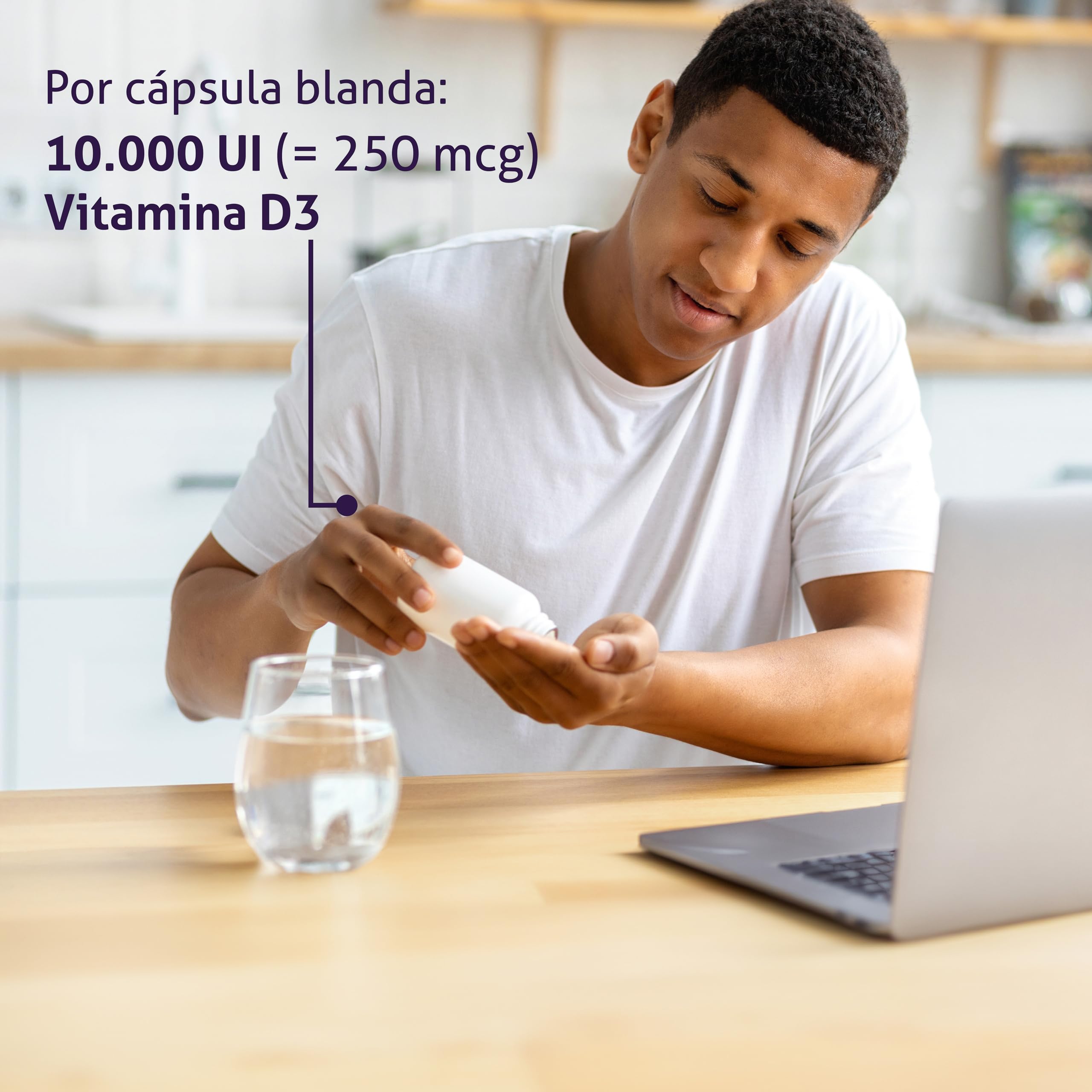 Healthy Origins, Vitamina D3, 10.000 UI, Depot, 360 Cápsulas blandas, Probado en Laboratorio, Sin Gluten, Sin Soja, Sin OMG, Vitamina D, persona Vitamina