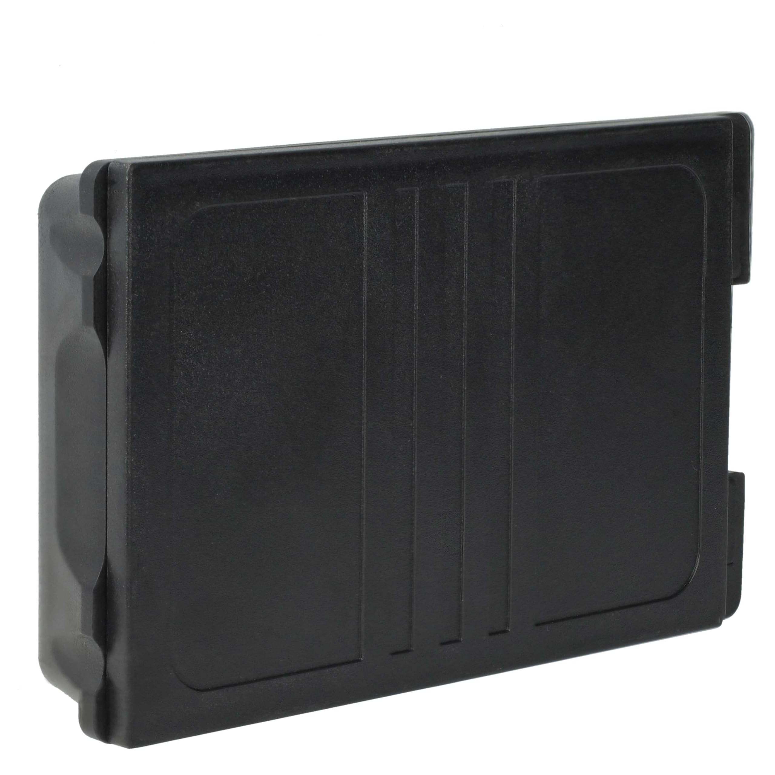 2x batteria sostituisce Autec MH0707L, NC0707L per Radiocomando Industriale, Telecomando (2500mAh, 7,2V, NiMH) - Nero