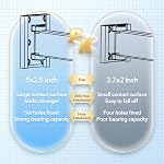 Clothes Drying Rack,Laundry Drying Rack,Wall Mounted Clothes Rack,Clothes Hanger Rack,Laundry Rack Wall Mount,Folding,Retractable,Collapsible,Laundry Room Organization(J Shape Hooks)