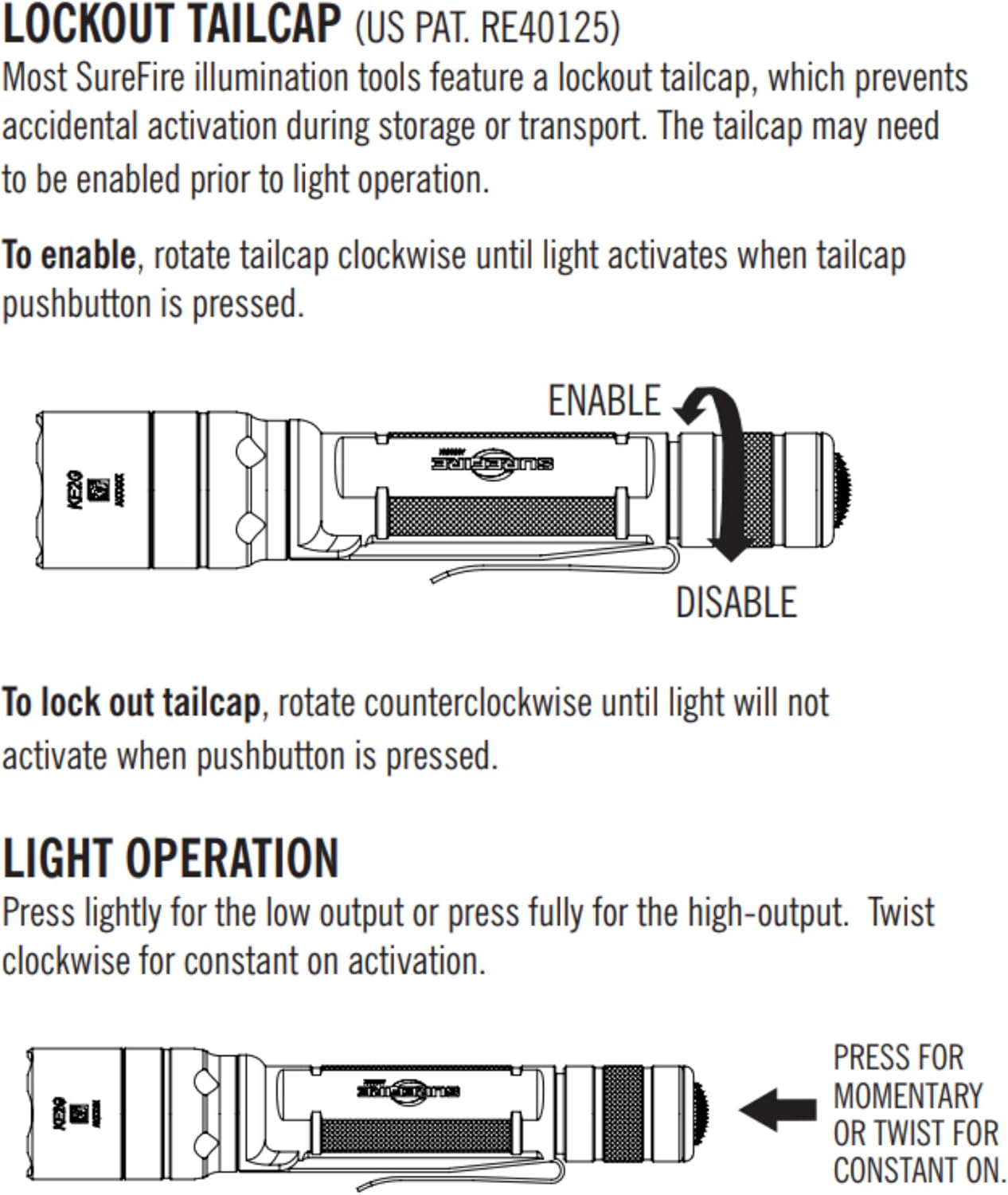 SureFire EDCL2-T 1200 Lumen Tactical EDC Flashlight Bundle with 6 Extra Surefire CR123 Batteries and 2 Lightjunction Battery Cases