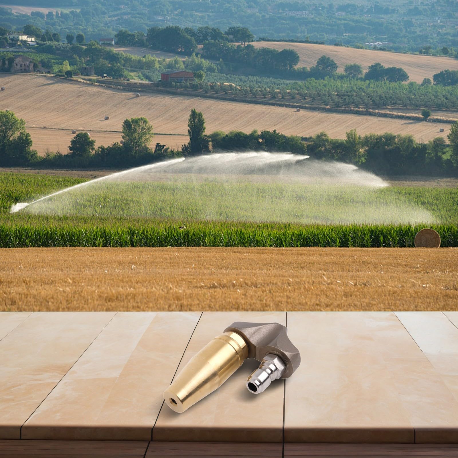 per ugello a getto fognario da 3/8 '' per idropulitrici, inversione di calore per la progettazione di rotazione per una pulizia efficiente dello scarico