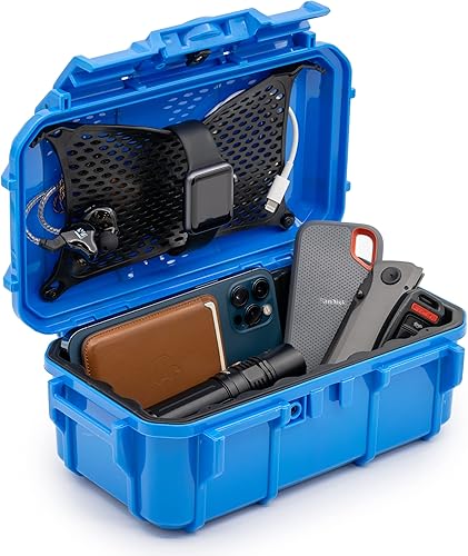 Miniatura 1 de Evergreen Funda protectora impermeable 57 Dry Box  Seguro de viaje, especificaciones mil, fabricado en Estados Unidos, para cámaras, teléfonos,