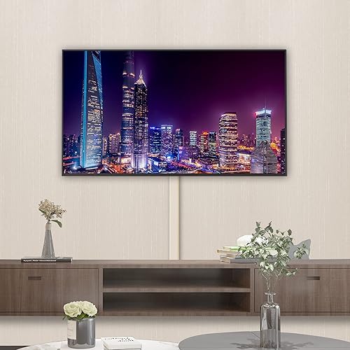 Miniatura 16 de Cubierta de cable de pared, ocultador de cable de TV de 31.5 pulgadas para TV montado en la pared, kit de gestión de cables de TV, canaleta de cable